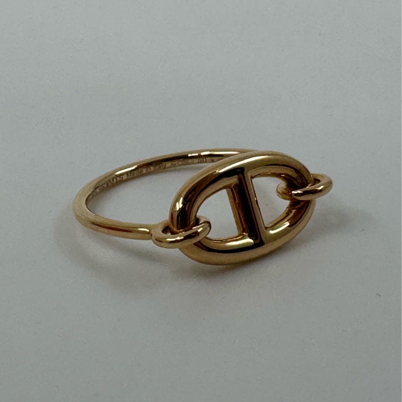 HERMÈS Chaîne d'Ancre 18k 介指-1