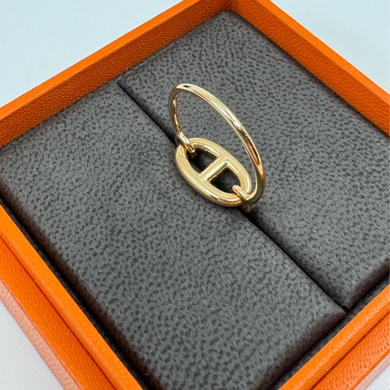 HERMÈS Chaîne d'Ancre 18k 介指-4