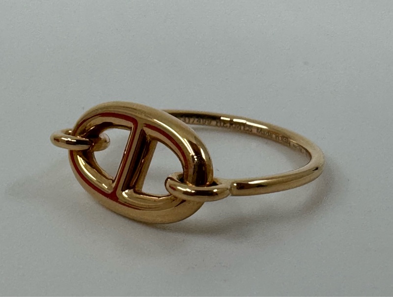 HERMÈS Chaîne d'Ancre 18k 介指-7