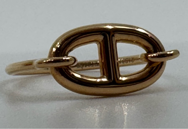 HERMÈS Chaîne d'Ancre 18k 介指-11