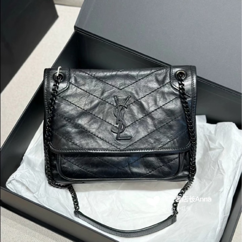 🈶購證 #9新閒置 #新款d扣 Ysl Niki SoBlack中號-8