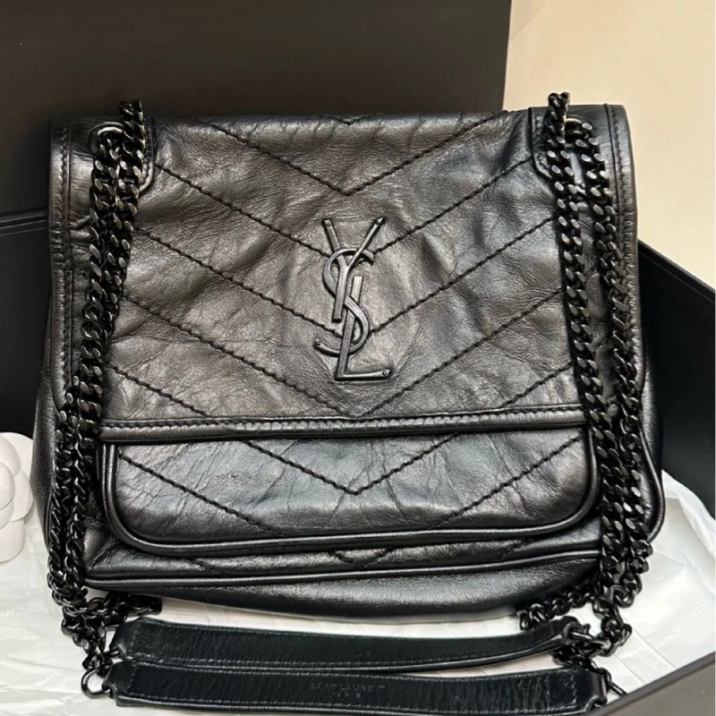 🈶購證 #9新閒置 #新款d扣 Ysl Niki SoBlack中號-9