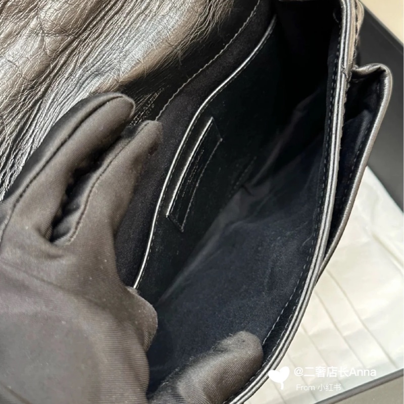 🈶購證 #9新閒置 #新款d扣 Ysl Niki SoBlack中號-10