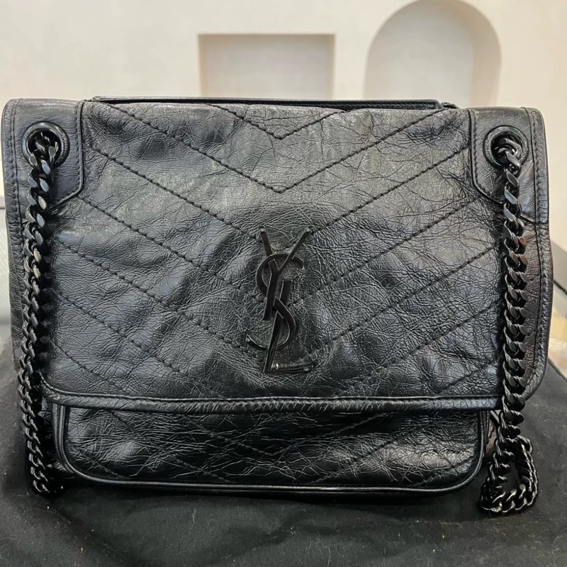 🈶購證 #9新閒置 #新款d扣 Ysl Niki SoBlack中號-16