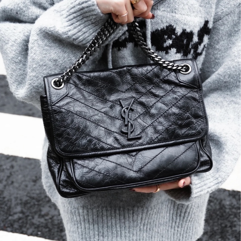 Ysl Niki soblack 中號 新款d扣 🈶台灣購證 #稀有釋出 #超甜價-3