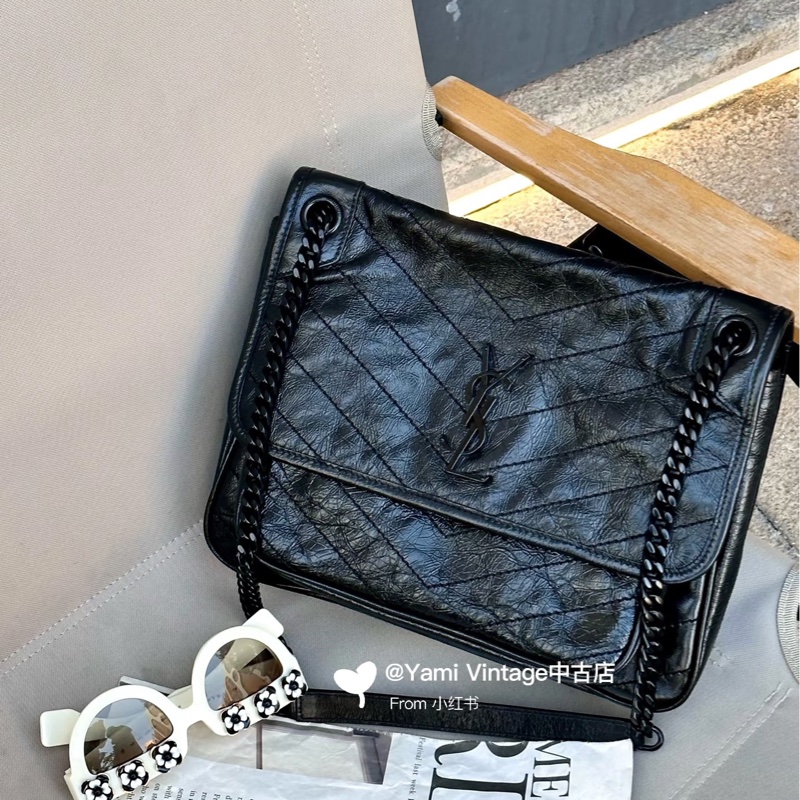 Ysl Niki soblack 中號 新款d扣 🈶台灣購證 #稀有釋出 #超甜價-4