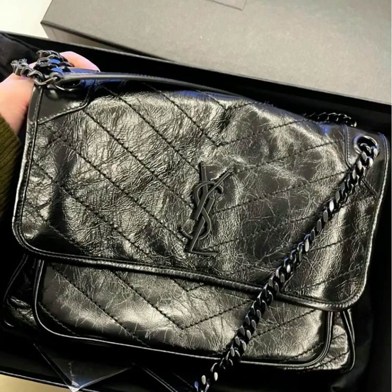 Ysl Niki soblack 中號 新款d扣 🈶台灣購證 #稀有釋出 #超甜價-6