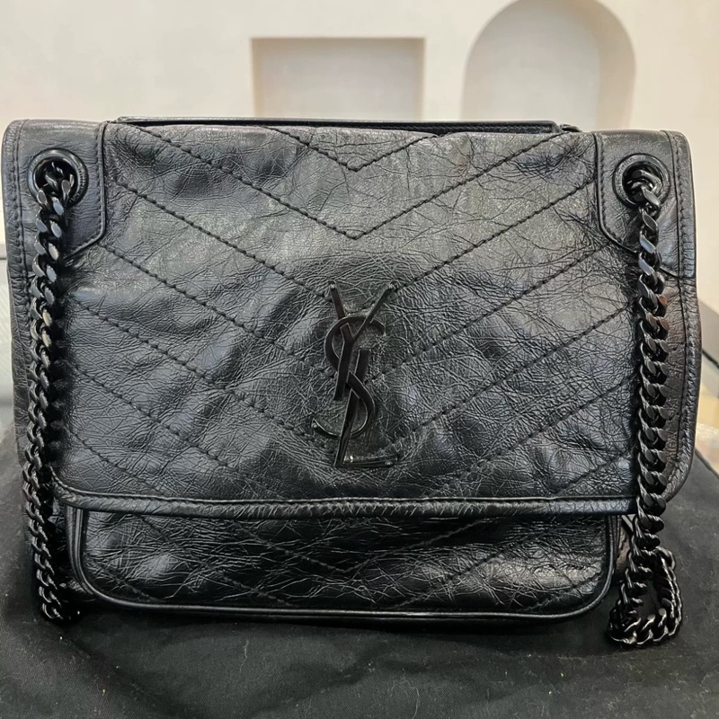 Ysl Niki soblack 中號 新款d扣 🈶台灣購證 #稀有釋出 #超甜價-11