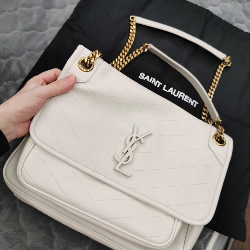 Ysl Niki白金中號🈶d扣 #近新閒置🈶台灣購證 #Rose同款-0