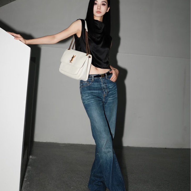 Ysl Niki白金中號🈶d扣 #近新閒置🈶台灣購證 #Rose同款-8