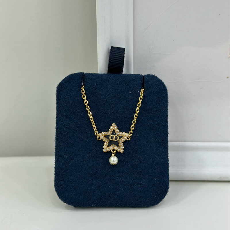 Dior 迪奧 新款珍珠星吊墜手鍊-0