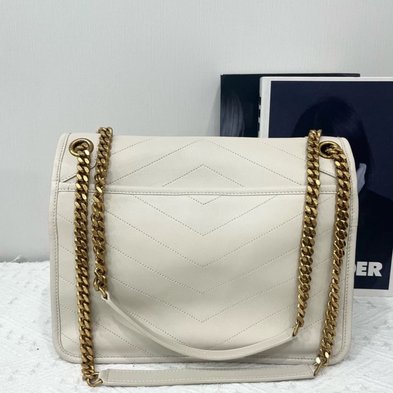 🈶台灣購證 #近新閒置 #🈶d扣 Ysl Niki白金中號 #Rose同款-14