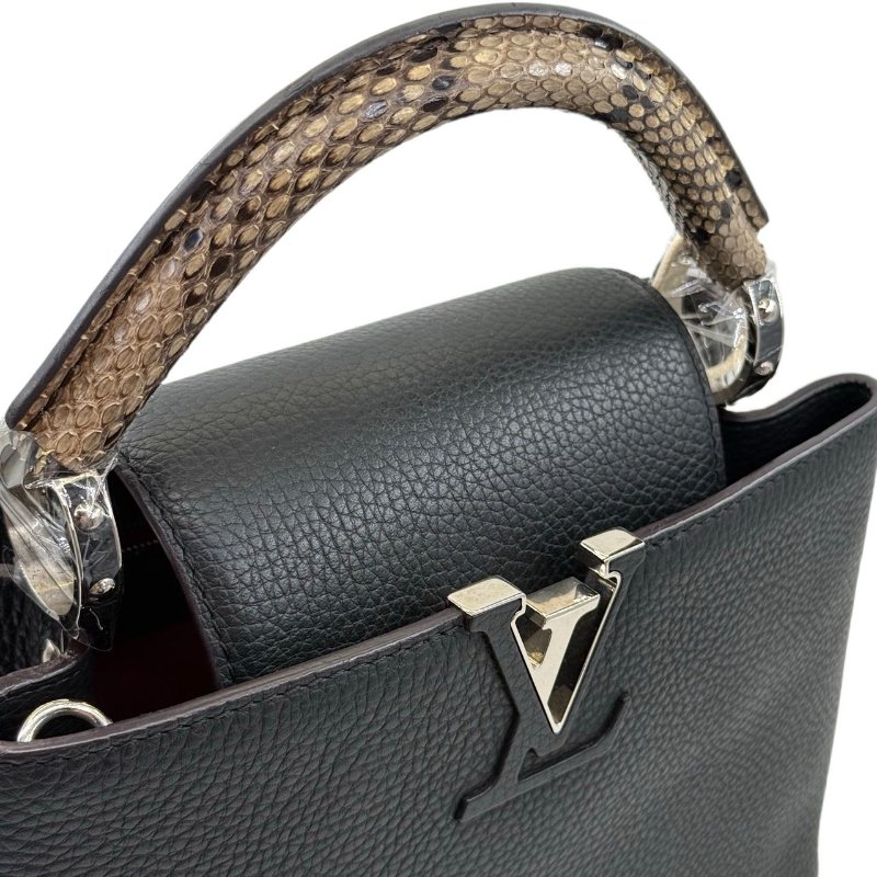 [ 2428 ]  路易威登 LOUIS VUITTON Capucines 中號 黑色（牛皮） 2018年-6