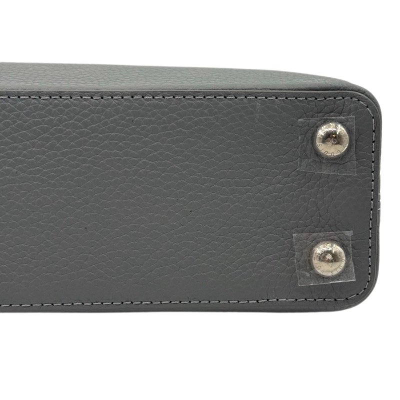 [ 2535 ] 路易威登 LOUIS VUITTON Capucines 大號 大象灰色 荔枝皮-9