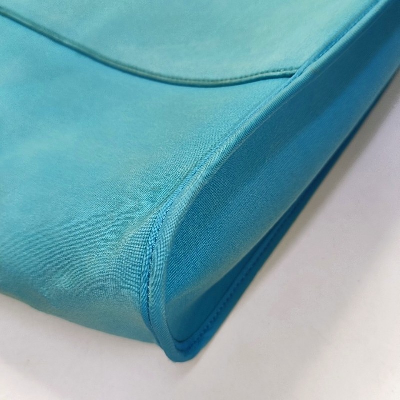 HERMÈS Cabag 32 馬卡龍藍色帆布 肩背包手提包-12