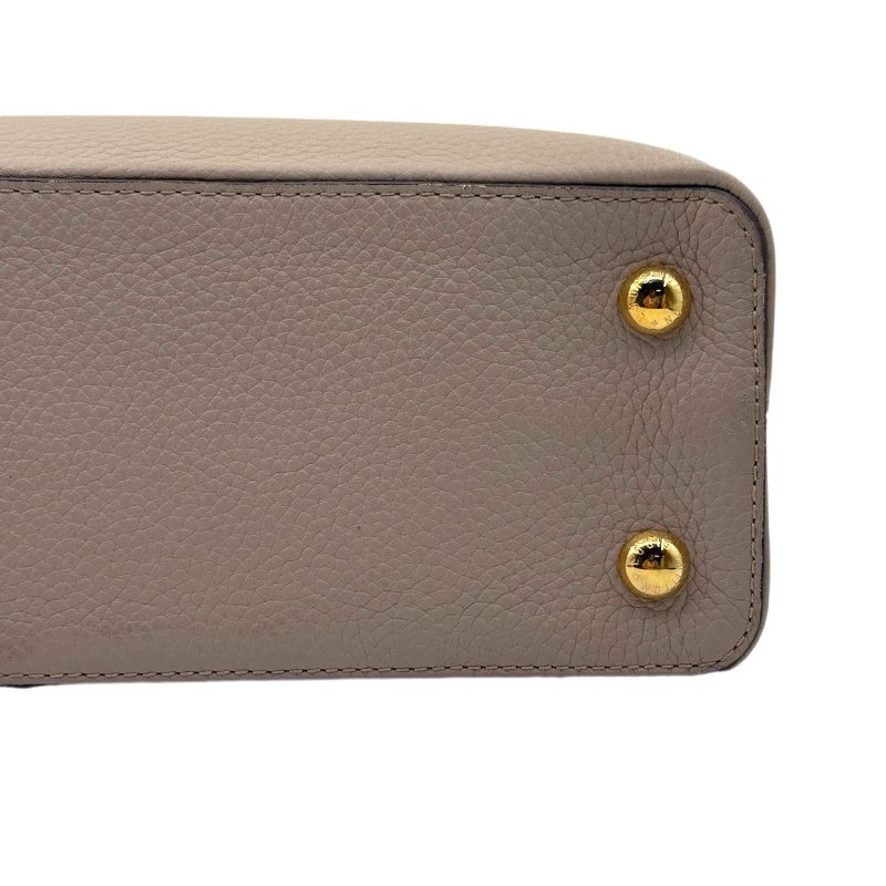 [ 2397 ] 路易威登 LOUIS VUITTON Capucines 中號 卡其色  牛皮-9