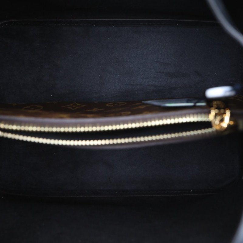 LOUIS VUITTON NÉONOÉ水桶包中號26黑色內裏老花PVC金扣晶片肩背包-2