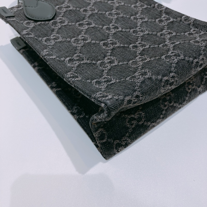 TW4498 Gucci 古馳 Ophidia 迷你小托特 黑色牛仔包 Mini Ophidia GG Shoulder Bag Denim Black-7