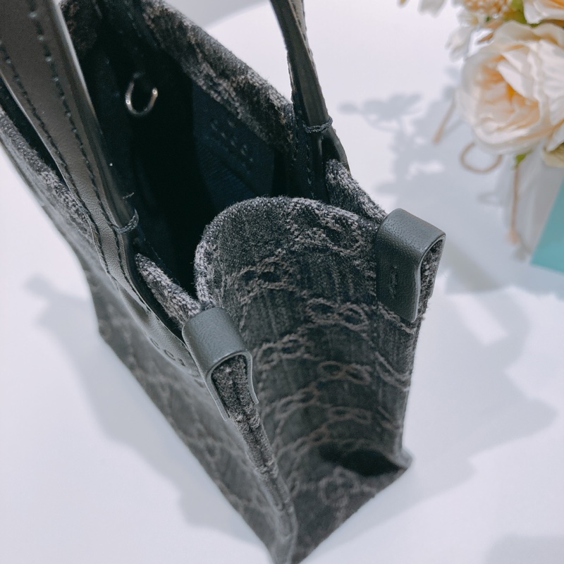 TW4498 Gucci 古馳 Ophidia 迷你小托特 黑色牛仔包 Mini Ophidia GG Shoulder Bag Denim Black-10