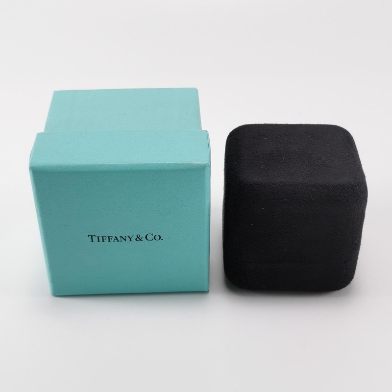 Tifany &Co.鉑金鑽石愛心戒指-4