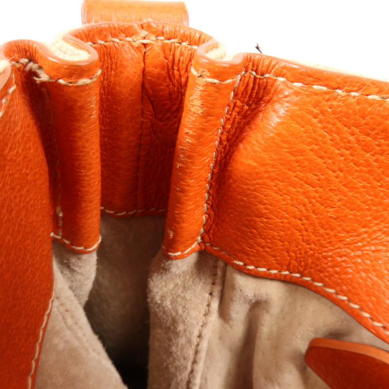 PRADA 帆布/皮革2 Way Shoulder金扣手挽肩背兩用袋-17