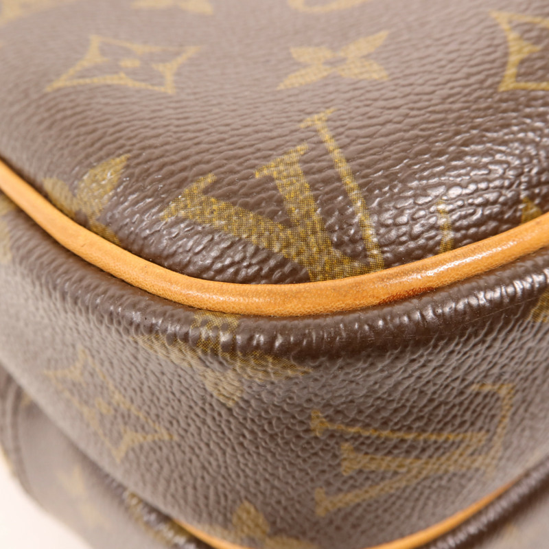 LOUIS VUITTON Monogram Reporter PM金扣肩背袋-9