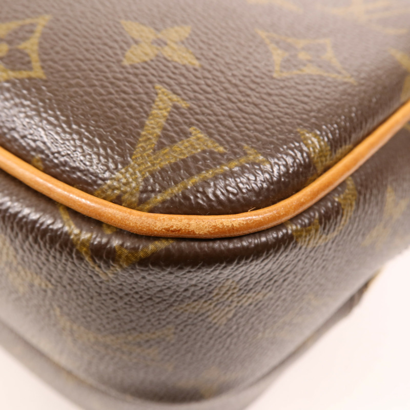 LOUIS VUITTON Monogram Reporter PM金扣肩背袋-10