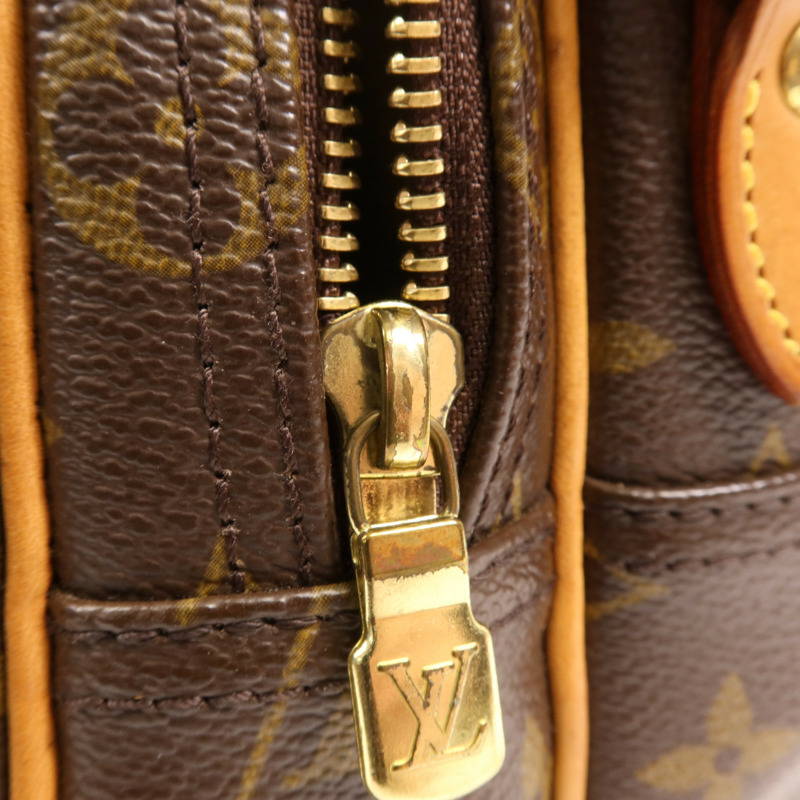 LOUIS VUITTON Monogram Reporter PM金扣肩背袋-18