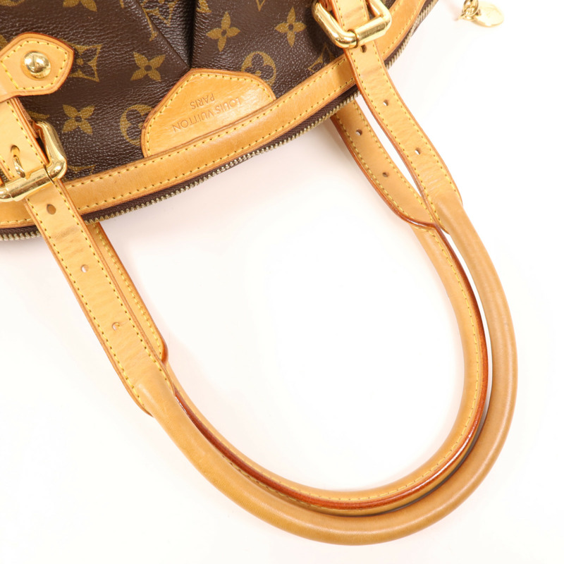 LOUIS VUITTON Monogram Tivoli GM金扣肩背袋-7