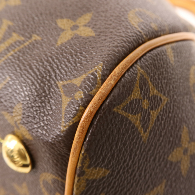 LOUIS VUITTON Monogram Tivoli GM金扣肩背袋-8