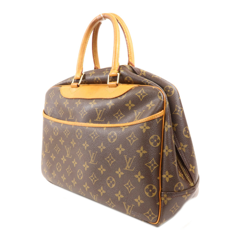 LOUIS VUITTON Monogram Deauville金扣手挽袋-2