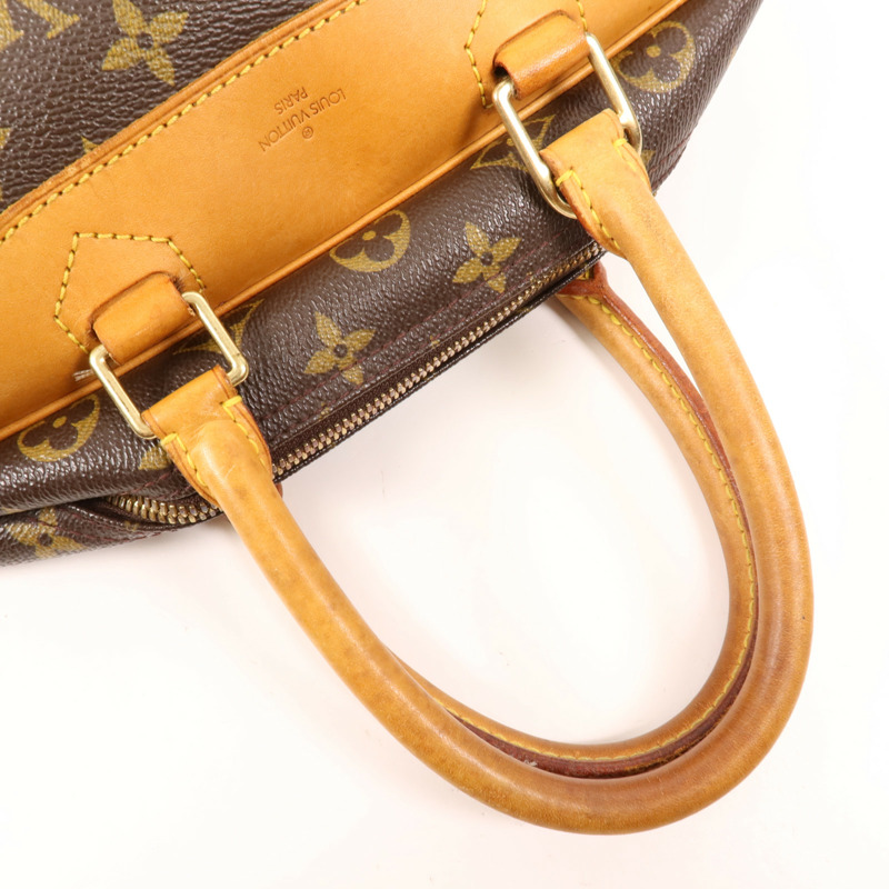 LOUIS VUITTON Monogram Deauville金扣手挽袋-7