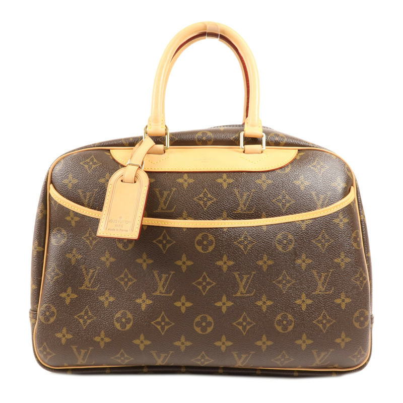 LOUIS VUITTON Monogram Deauville金扣手挽袋-0