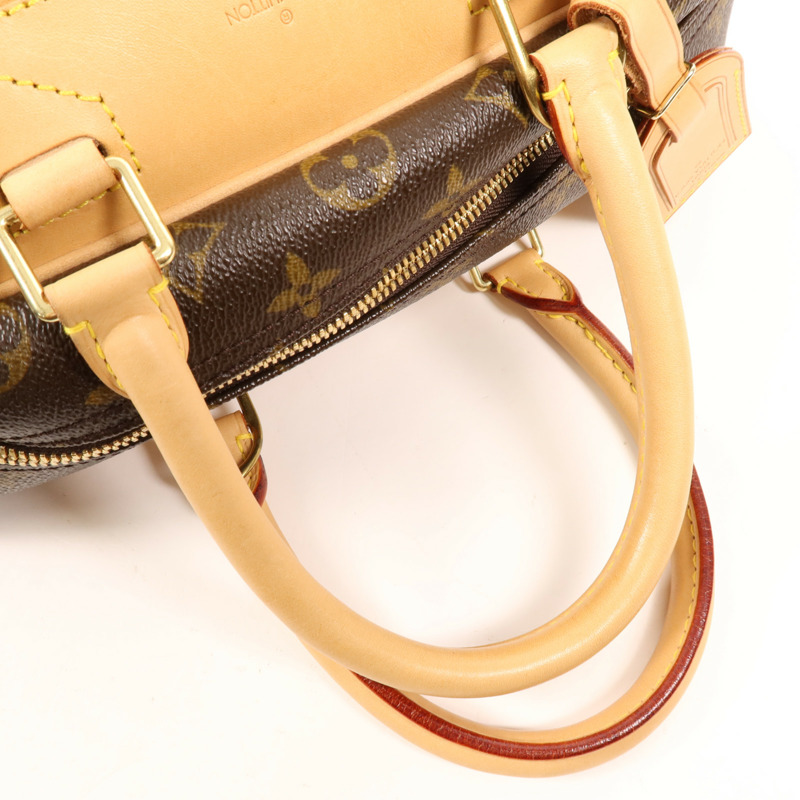 LOUIS VUITTON Monogram Deauville金扣手挽袋-7