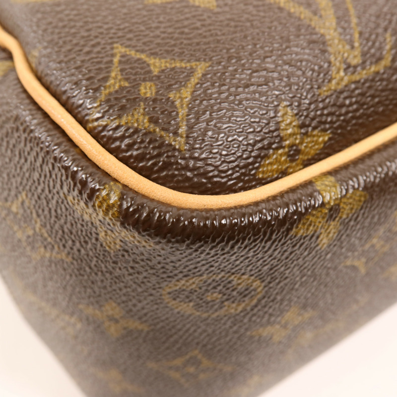 LOUIS VUITTON Monogram Deauville金扣手挽袋-10