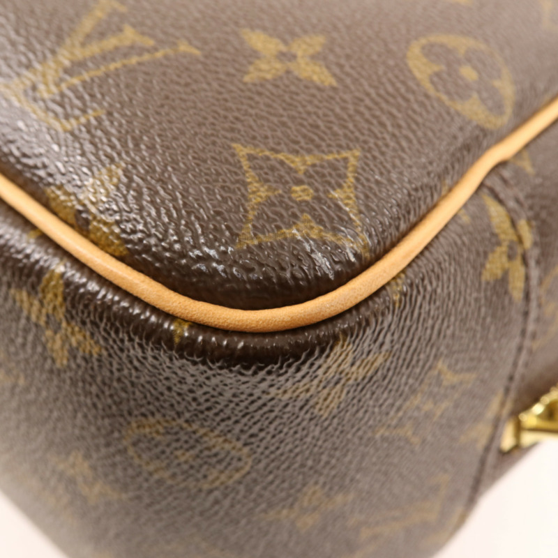 LOUIS VUITTON Monogram Deauville金扣手挽袋-11