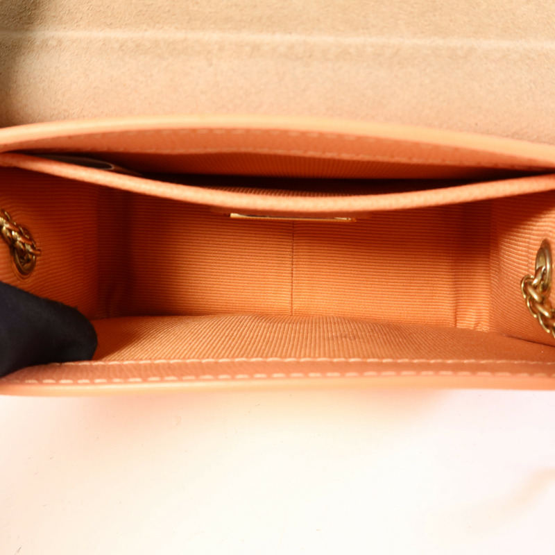 Furla 牛皮皮革Chain Shoulder Bag金扣鏈帶肩背袋-5