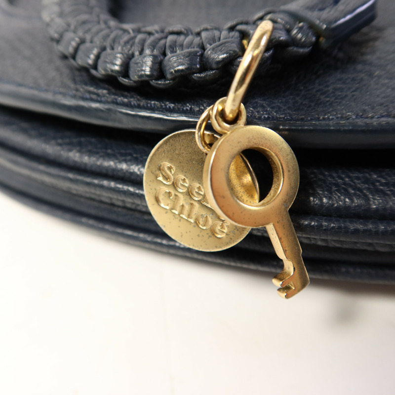 SEE BY CHLOE 牛皮皮革Shoulder Bag金扣肩背袋-12