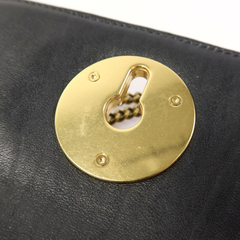 SEE BY CHLOE 牛皮皮革Chain Shoulder Bag金扣鏈帶肩背袋-10