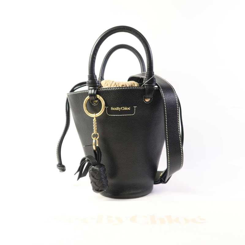 SEE BY CHLOE 牛皮皮革2 Way Shoulder Bag金扣手挽肩背兩用袋-20