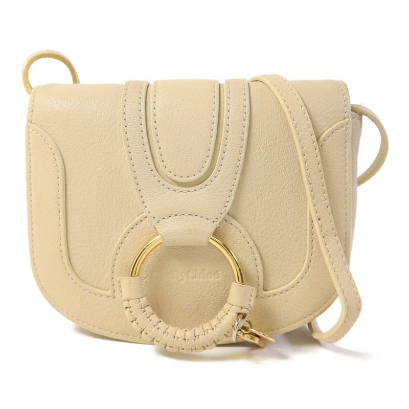 SEE BY CHLOE 牛皮皮革Shoulder Bag金扣肩背袋-0