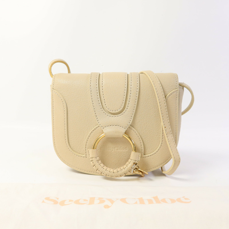 SEE BY CHLOE 牛皮皮革Shoulder Bag金扣肩背袋-21