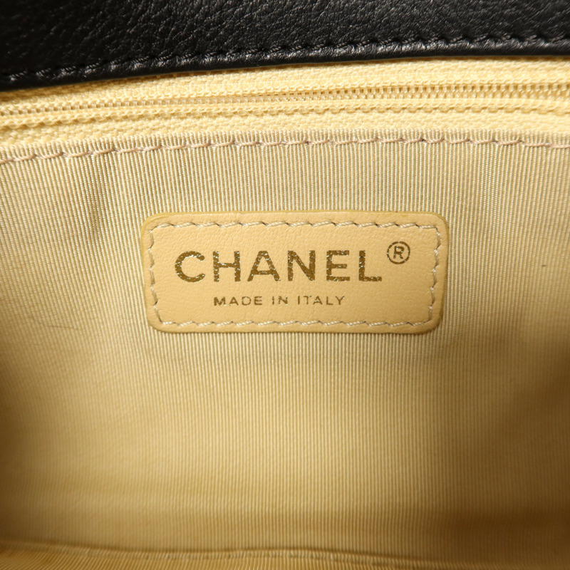 CHANEL 牛皮皮革Chain Shoulder Bag金扣鏈帶肩背袋-6