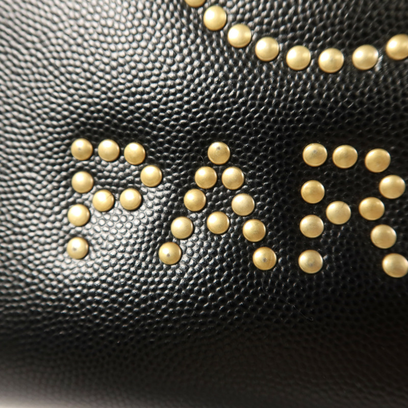 CHANEL 牛皮皮革Deauville金扣手挽肩背兩用袋-13