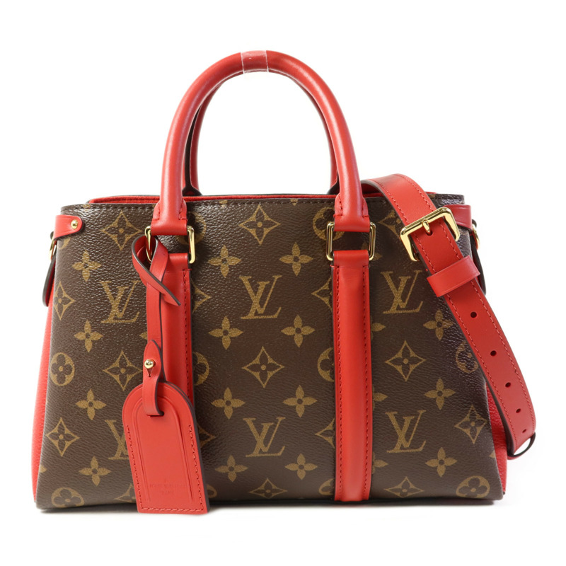 LOUIS VUITTON Monogram Soufflot BB金扣手挽肩背兩用袋-0
