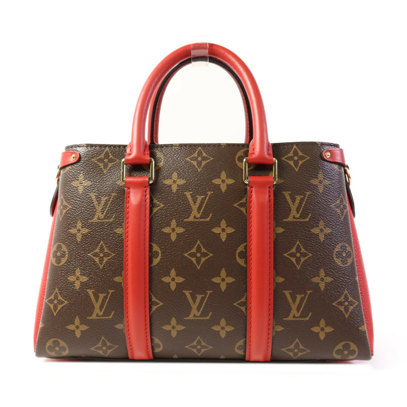 LOUIS VUITTON Monogram Soufflot BB金扣手挽肩背兩用袋-1