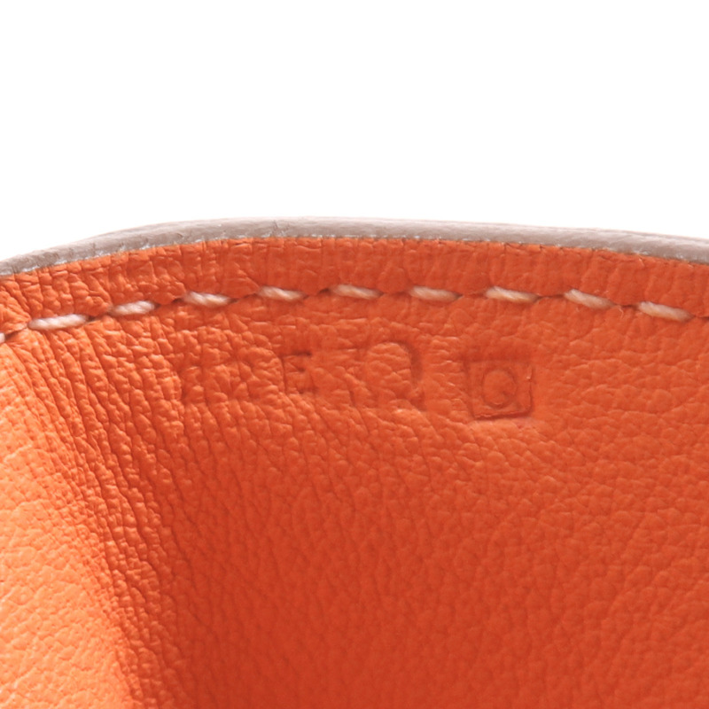 HERMES Swift皮革Toolbox 20銀扣手挽肩背兩用袋Crevette-6