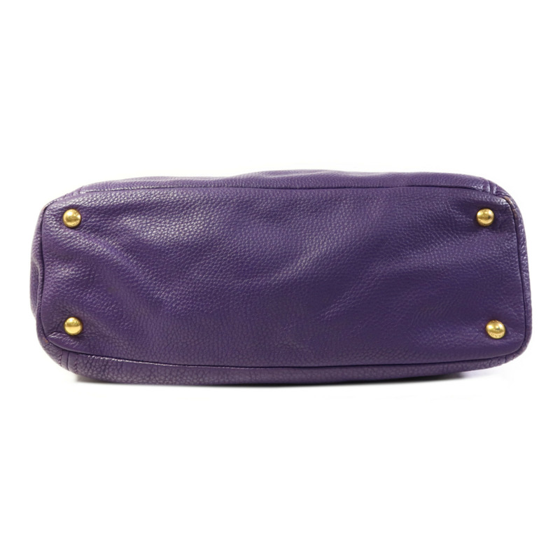 PRADA 牛皮皮革2 Way Shoulder Bag金扣手挽肩背兩用袋-3