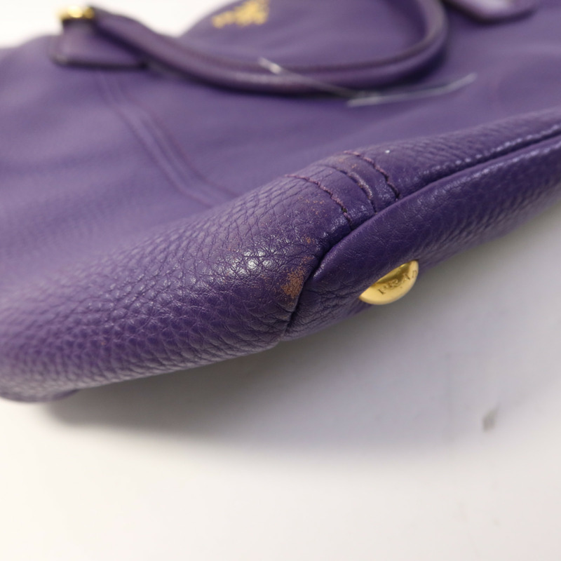 PRADA 牛皮皮革2 Way Shoulder Bag金扣手挽肩背兩用袋-15