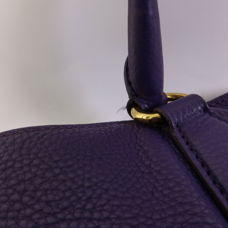 PRADA 牛皮皮革2 Way Shoulder Bag金扣手挽肩背兩用袋-18